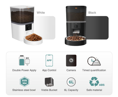 Smart Wifi Pet Feeder with HD Camera