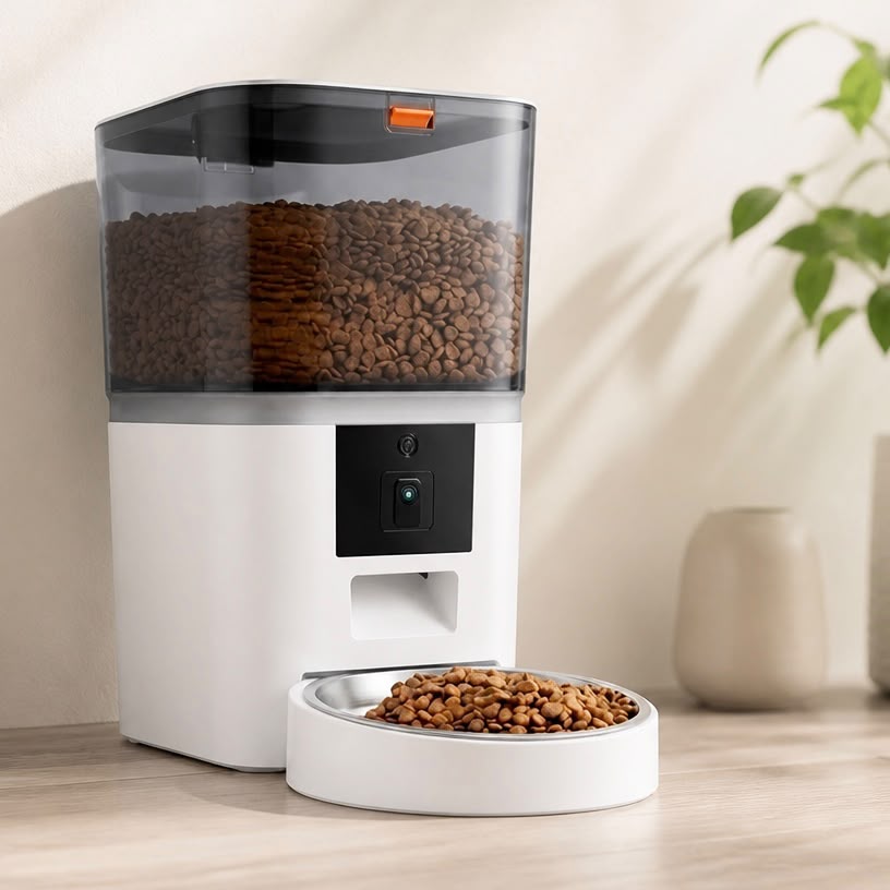 Smart Wifi Pet Feeder with HD Camera