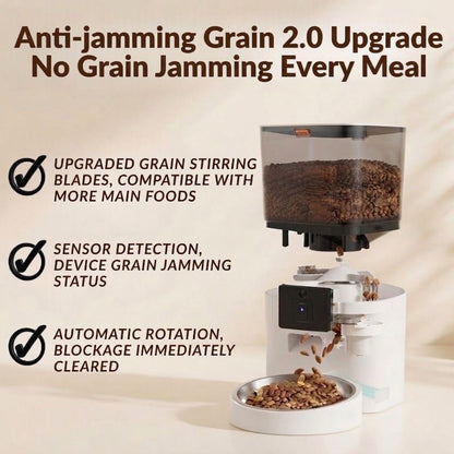 Smart Wifi Pet Feeder with HD Camera