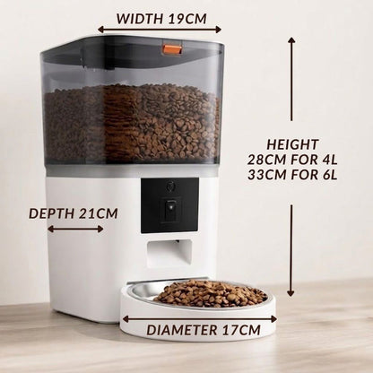 Smart Wifi Pet Feeder with HD Camera