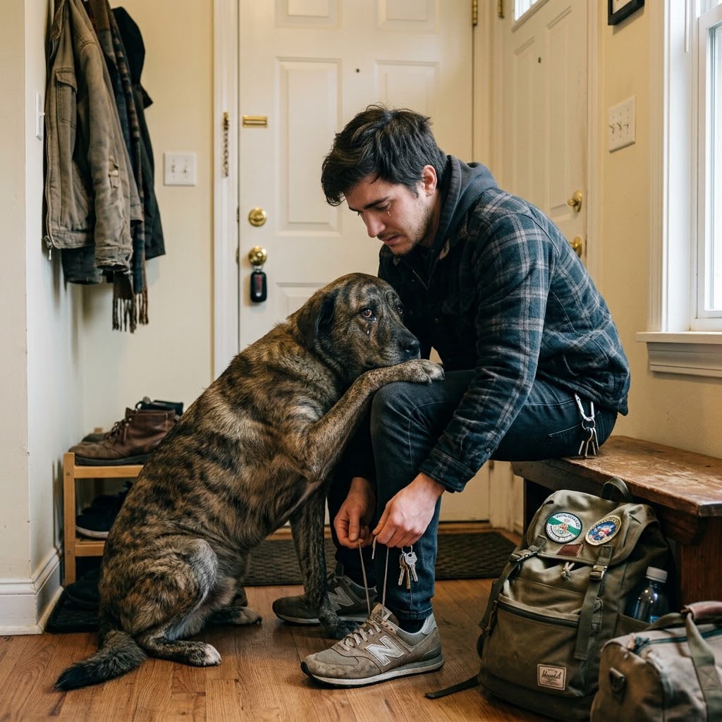 Smart automatic pet feeder solves dog separation anxiety with HD camera and two-way audio when owner leaves for work